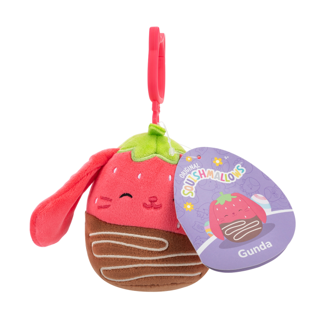 Брелоки - Брелок Squishmallows Кролик Гунда 9 см (SQCP00464)#6