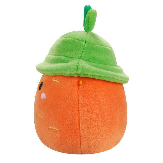 Персонажи мультфильмов - Мягкая игрушка Squishmallows Морковка Каролина в шляпе 13 см (SQER01182)#3