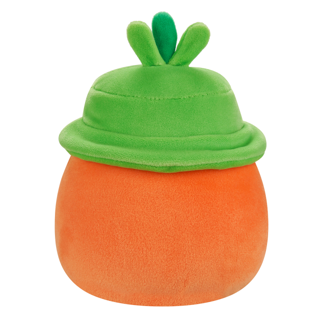 Персонажи мультфильмов - Мягкая игрушка Squishmallows Морковка Каролина в шляпе 13 см (SQER01182)#4
