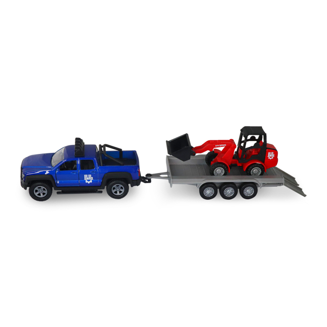Транспорт і спецтехніка - Ігровий набір TechnoDrive Позашляховик з причіпом і навантажувачем (510207.270)#2