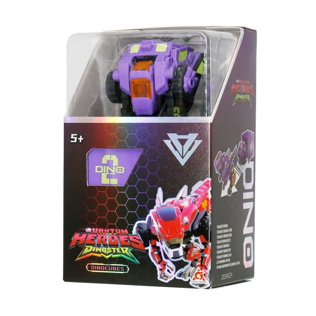 Трансформеры - Трансформер Dinoster Динозавр Раптор-бот пурпурный (EU580840-2)#8