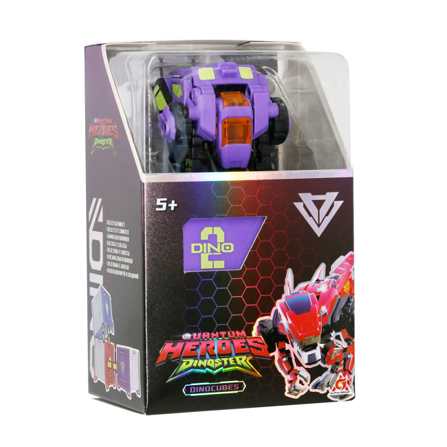 Трансформеры - Трансформер Dinoster Динозавр Раптор-бот пурпурный (EU580840-2)#9