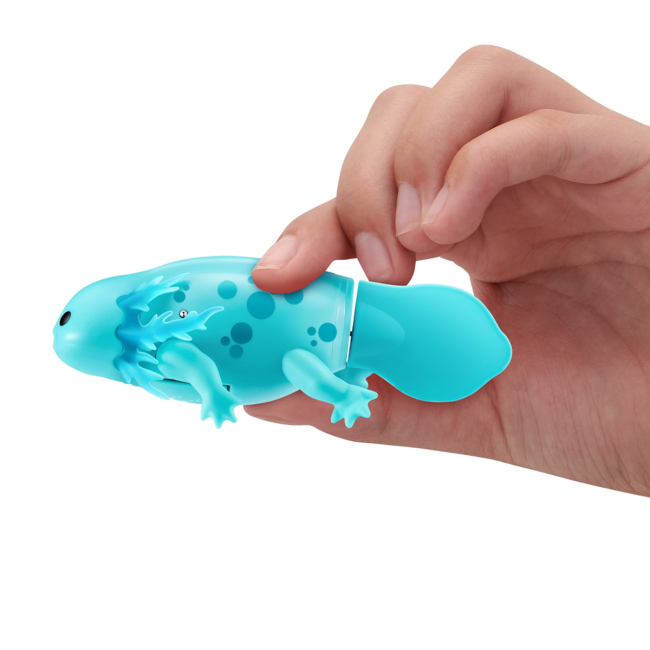 Фигурки животных - Интерактивная игрушка Pets Alive S1 Аксолотль бирюзовый (9556B)#3