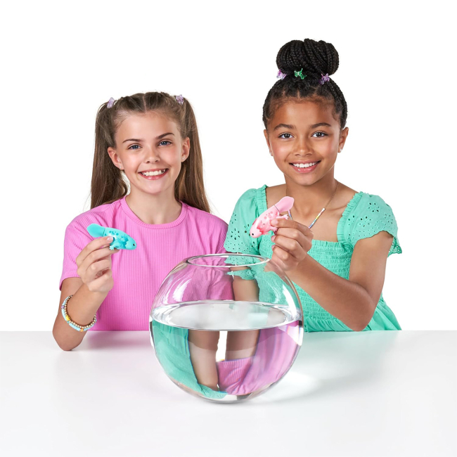 Фигурки животных - Интерактивная игрушка Pets Alive S1 Аксолотль бирюзовый (9556B)#5