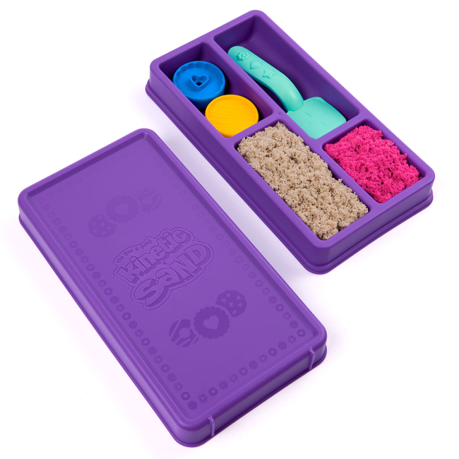 Антистрес іграшки - Кінетичний пісок Kinetic Sand Кольорове печиво (71678)#2