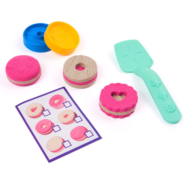 Антистрес іграшки - Кінетичний пісок Kinetic Sand Кольорове печиво (71678)#5