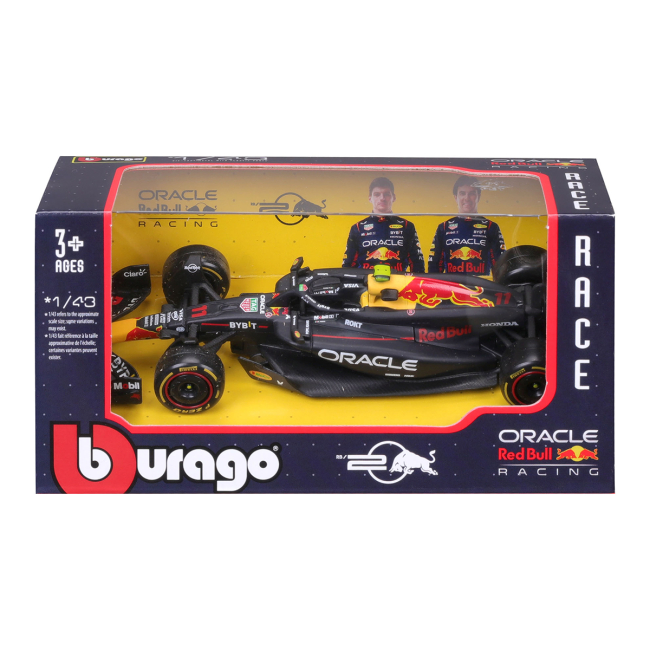 Автомодели - Автомодель Bburago Race Red bull racing RB20 2024 в ассортименте (18-38097)#9