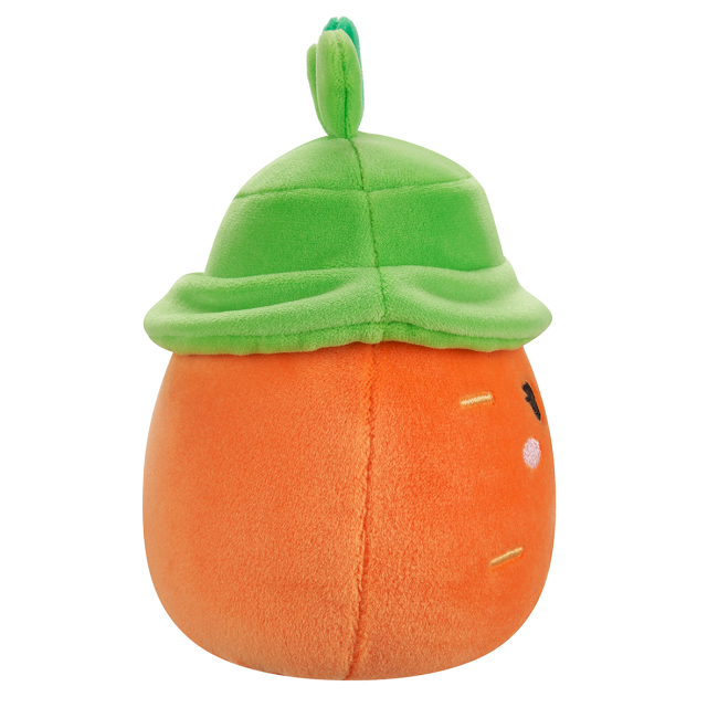 Персонажи мультфильмов - Мягкая игрушка Squishmallows Морковка Каролина в шляпе 19 см (SQER01214)#5