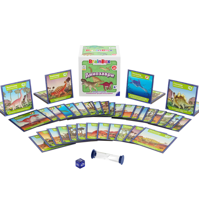 Настільні ігри - Настільна гра Yago Brainbox Динозаври (BZZBRDI02UA)#4
