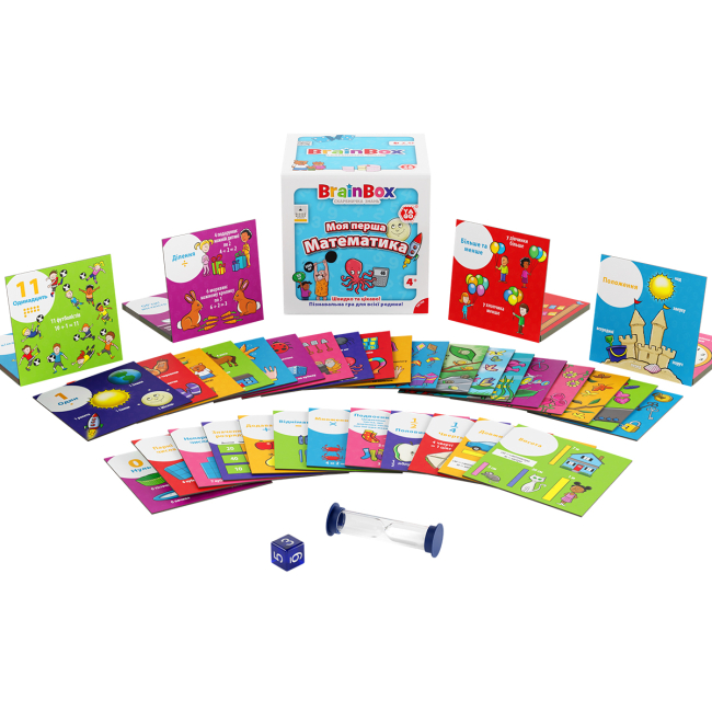 Настільні ігри - Настільна гра Yago Brainbox Моя перша математика (BZZBRFMA01UA)#4