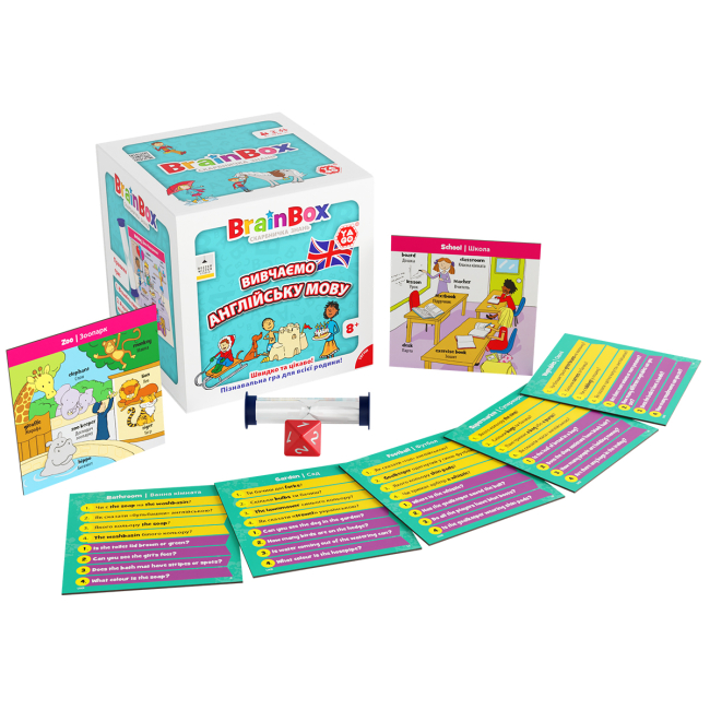 Настольные игры - Настольная игра Yago Brainbox Изучаем английский язык (BZZBRLLE01UA)#3