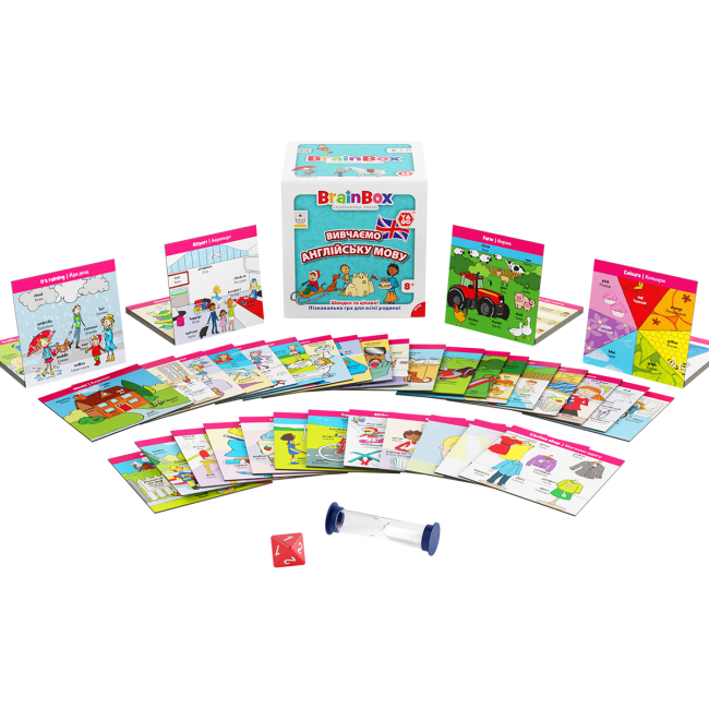 Настольные игры - Настольная игра Yago Brainbox Изучаем английский язык (BZZBRLLE01UA)#4