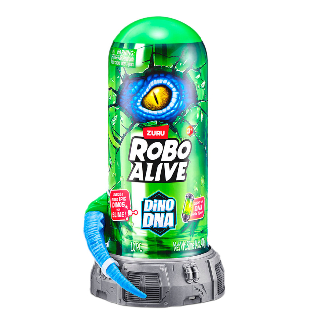 Фигурки животных - Игровой набор Robo Alive S1 ДНК велоцизавра (71139B)#3