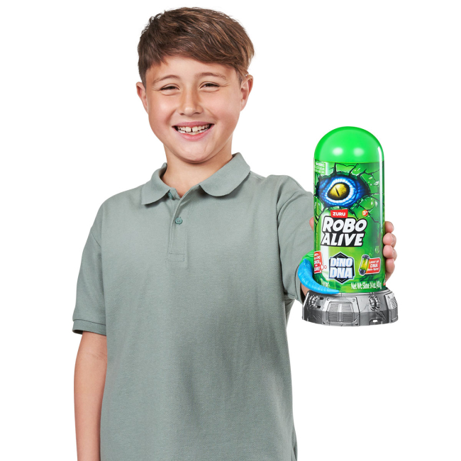 Фигурки животных - Игровой набор Robo Alive S1 ДНК велоцизавра (71139B)#4