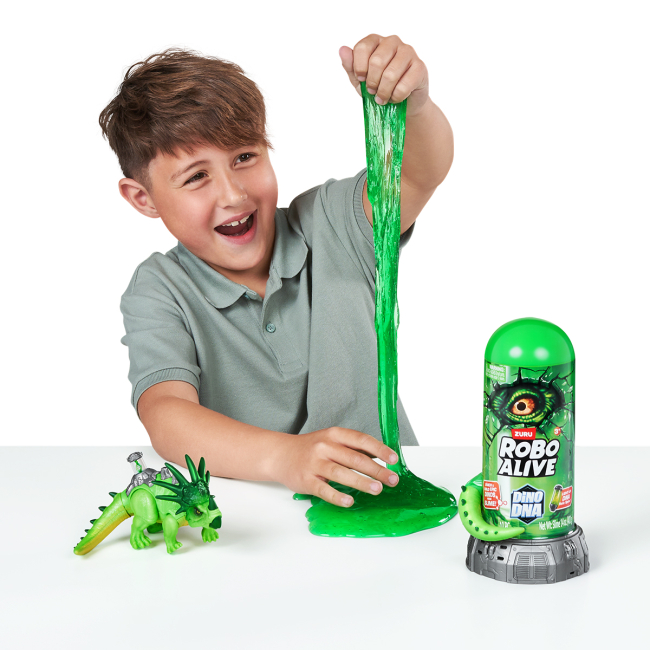 Фигурки животных - Игровой набор Robo Alive S1 ДНК стиракозавра (71139D)#5