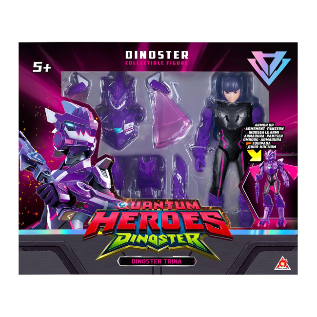 Фигурки персонажей - Игровая фигурка Dinoster Трина с аксессуарами (EU580836)#7