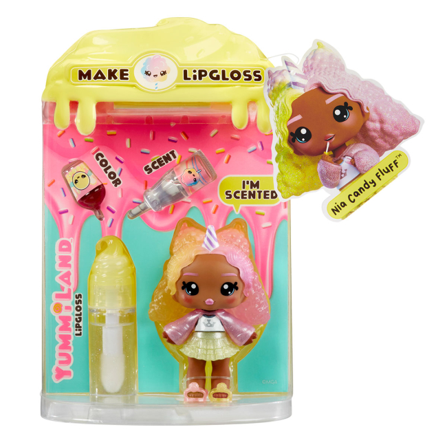 Ляльки - ​Ігровий набір Yummiland S2 Нія Кенді Флафф з блиском для губ (525462)#4