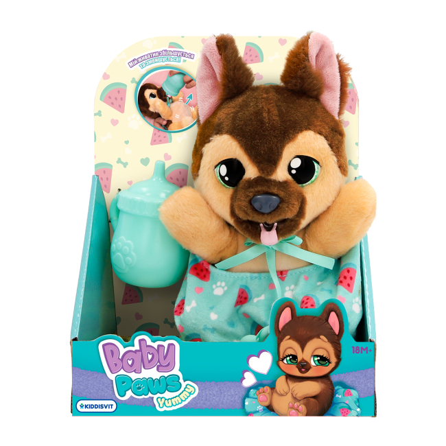 Мягкие животные - Интерактивная игрушка Baby Paws Yummy Немецкая овчарка (926363IM)#5