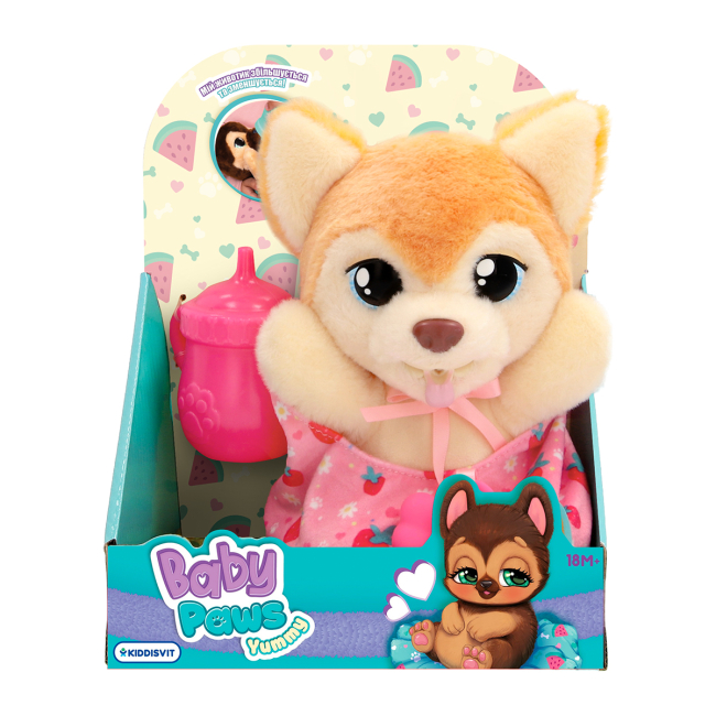 Мягкие животные - Интерактивная игрушка Baby Paws Yummy Померанский шпиц (926387IM)#5