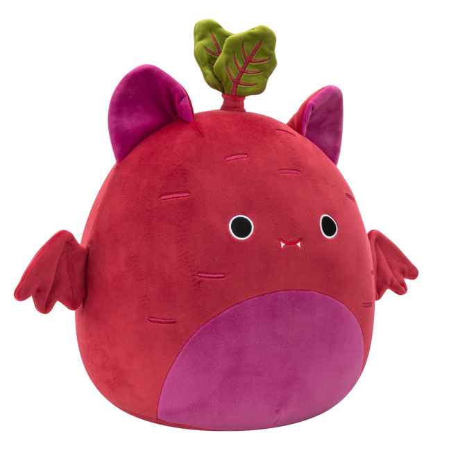 Подушки - Мягкая игрушка Squishmallows Летучая мышь-свекла Ромулус 30 см (SQCR07966)#2