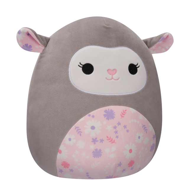 Подушки - М'яка іграшка Squishmallows Сіре ягня 30 см (SQER00912)#2