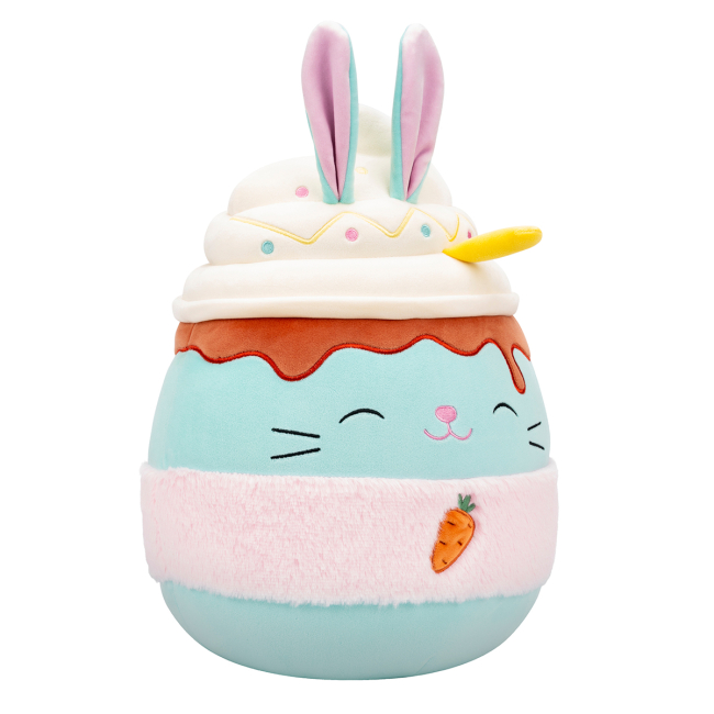 Подушки - Мягкая игрушка Squishmallows Кролик Баттенс 30 см (SQER01262)#2