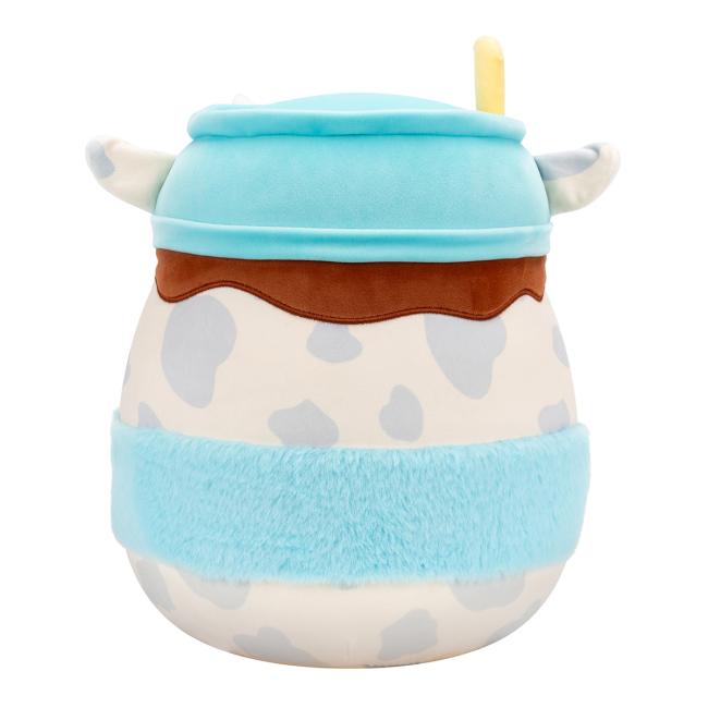 Подушки - Мягкая игрушка Squishmallows Серая коровка 30 см (SQER01263)#4