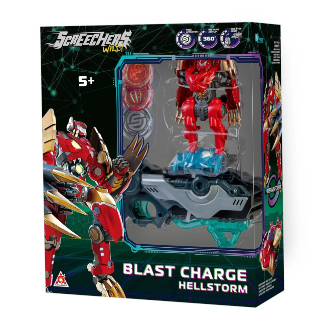 Трансформери - Ігровий набір Screechers Wild S5 L1 V2 Хелшторм (KS686112)#9