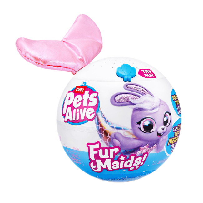 М'які тварини - Набір-сюрприз Pets alive Furmaids S1 Кошеня Пурл (9555A)#2
