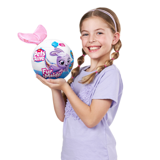 М'які тварини - Набір-сюрприз Pets alive Furmaids S1 Кошеня Пурл (9555A)#5