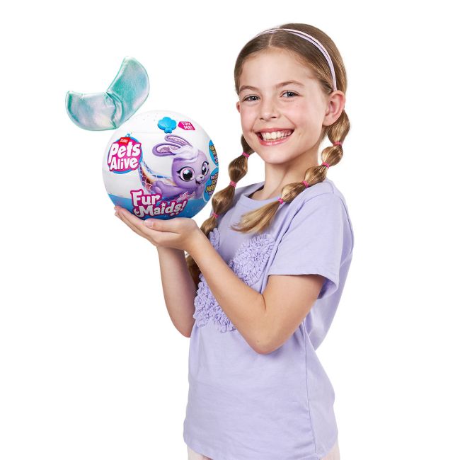 Мягкие животные - Набор-сюрприз Pets alive Furmaids S1 Щенок Даззи (9555D)#5
