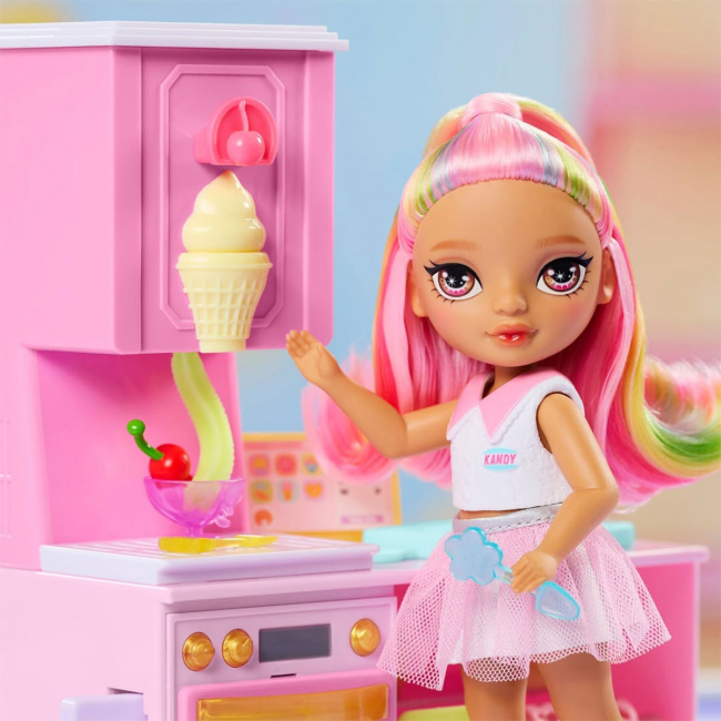 Куклы - Игровой набор Rainbow High Littles Кондитерская Кенди (522058)#5