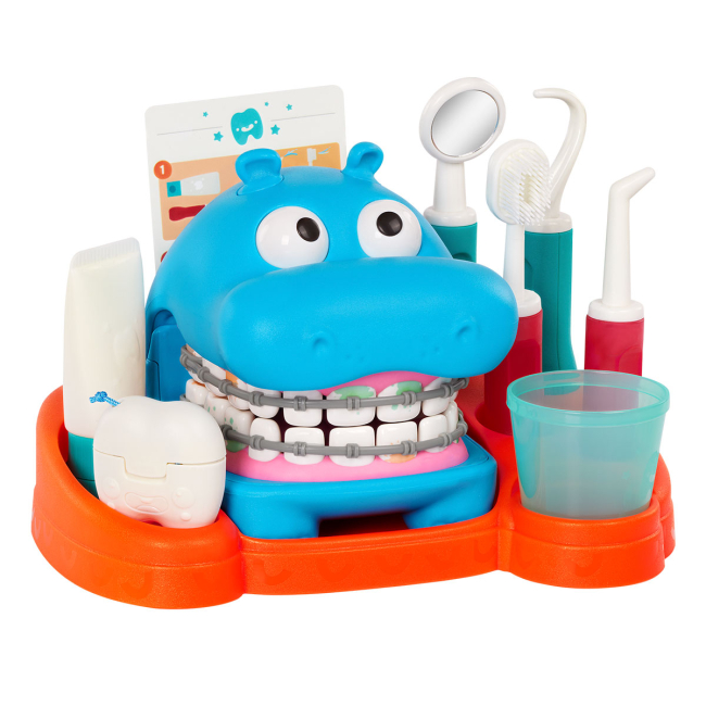 Наборы профессий - Игровой набор Battat Lite Бегемотик у стоматолога (BT1803Z)#2
