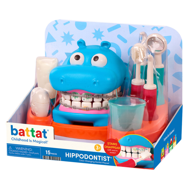 Наборы профессий - Игровой набор Battat Lite Бегемотик у стоматолога (BT1803Z)#7