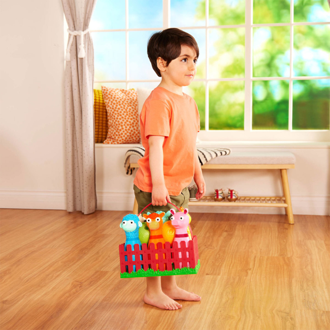 Спортивні активні ігри - Ігровий набір для боулінгу Battat Lite Весела ферма (BT1802Z)#9