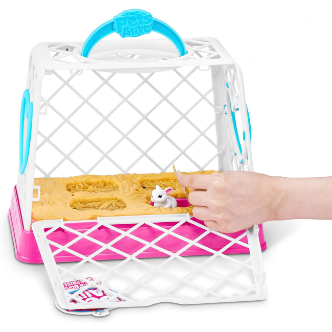 Мягкие животные - Игровой набор Pets Alive Mama and Baby Surprise S1 Мама Кролик с сюрпризом (9554)#5