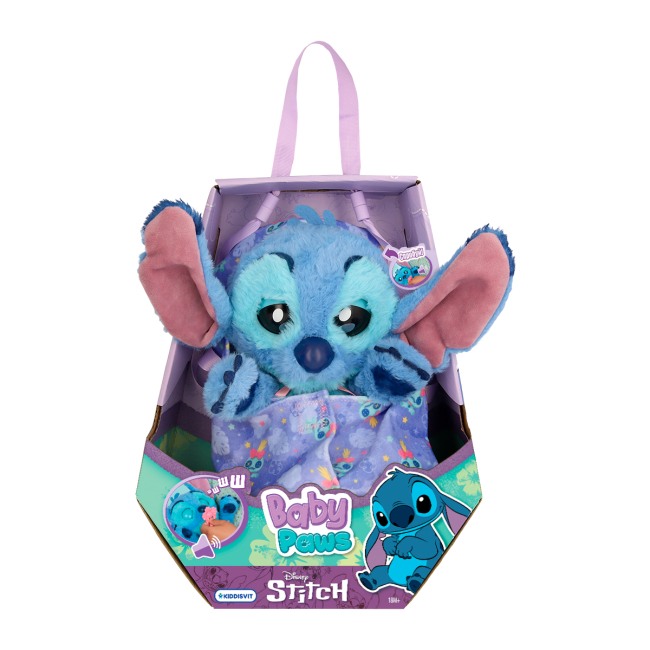 Персонажи мультфильмов - Интерактивная игрушка Baby Paws Стич (927001IM)#4