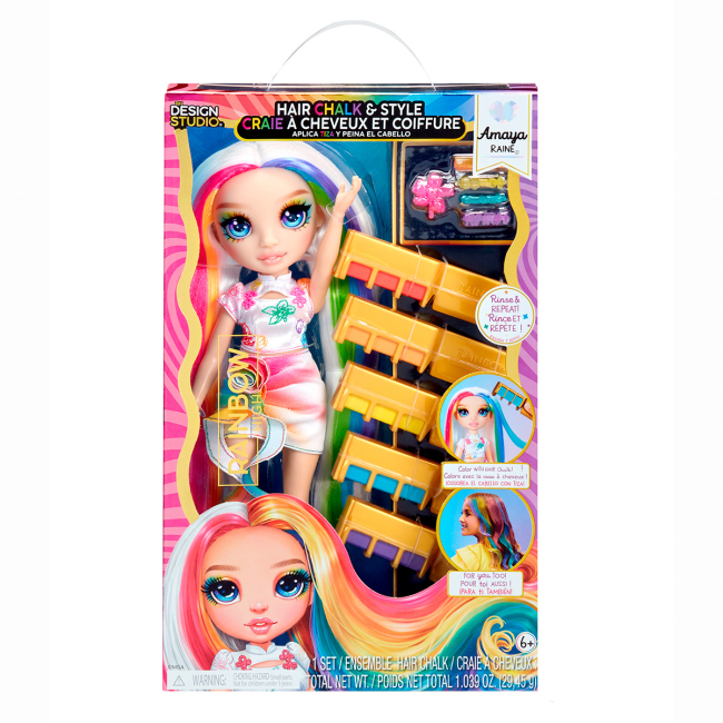 Куклы - Игровой набор Rainbow High Мел для волос и стиль Амая (526780)#2