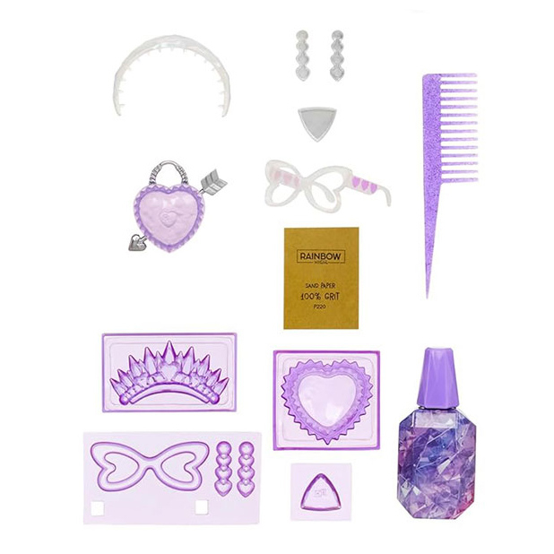 Куклы - Кукла Rainbow High Creative crystals Виолетта с аксессуарами (121404)#3