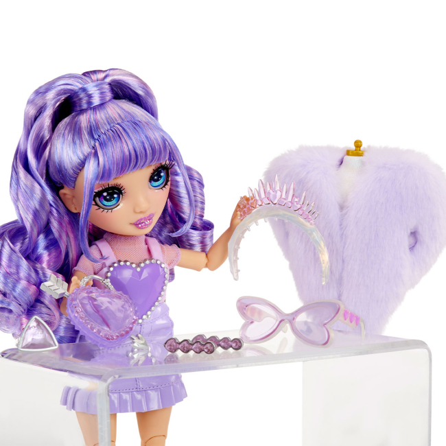 Куклы - Кукла Rainbow High Creative crystals Виолетта с аксессуарами (121404)#6