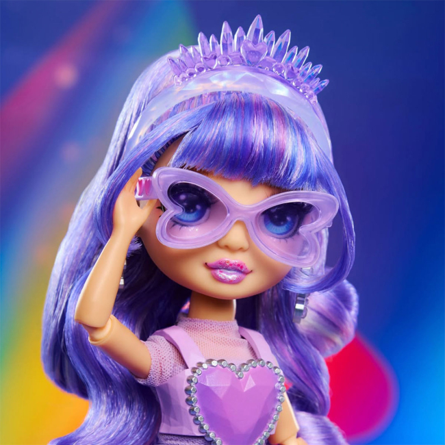 Куклы - Кукла Rainbow High Creative crystals Виолетта с аксессуарами (121404)#9