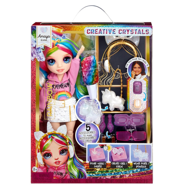 Куклы - Кукла Rainbow High Creative crystals Амая с аксессуарами (121411)#7