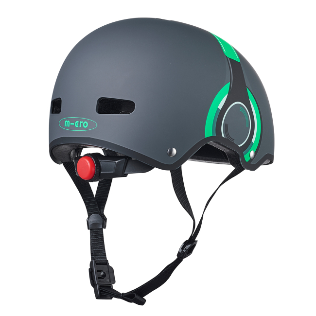 Защитное снаряжение - Защитный шлем Micro Зеленый с рисунком наушников 52-56 см (AC2111BX)#3