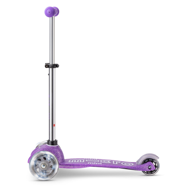 Самокаты - Самокат Micro Mini Deluxe Fairy Glitter LED Пурпурный (MMD207)#2
