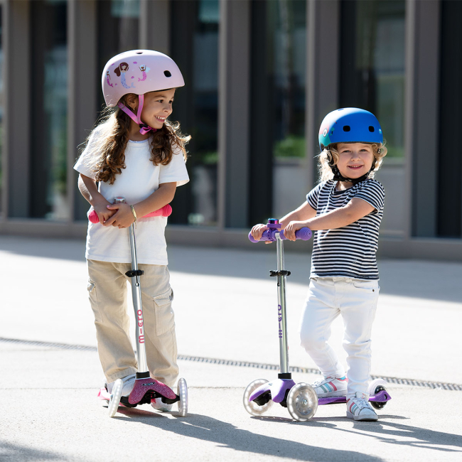 Самокаты - Самокат Micro Mini Deluxe Fairy Glitter LED Розовый (MMD208)#6