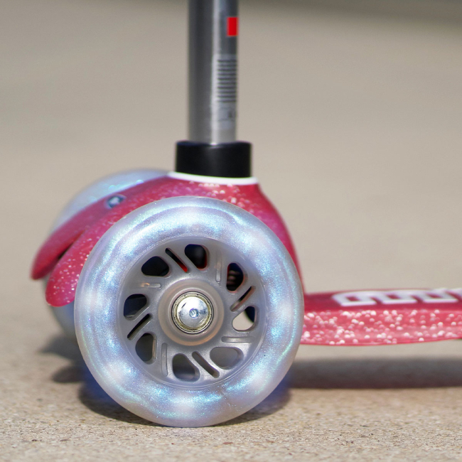 Самокаты - Самокат Micro Mini Deluxe Fairy Glitter LED Розовый (MMD208)#7