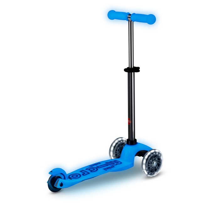 Самокаты - Самокат Micro Mini Deluxe Glow LED Арктический синий (MMD215)#3