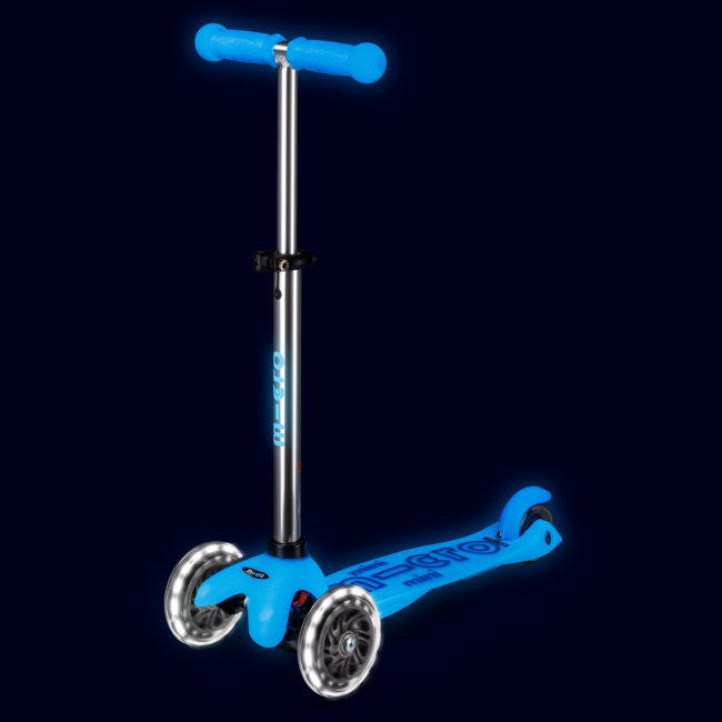 Самокаты - Самокат Micro Mini Deluxe Glow LED Арктический синий (MMD215)#5