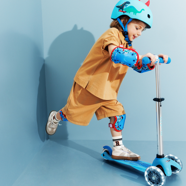 Самокаты - Самокат Micro Mini Deluxe Glow LED Арктический синий (MMD215)#7