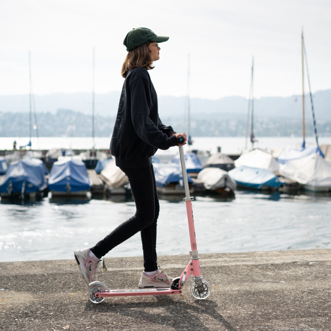 Самокаты - Самокат Micro Sprite LED Неоновая роза (SA0235)#6